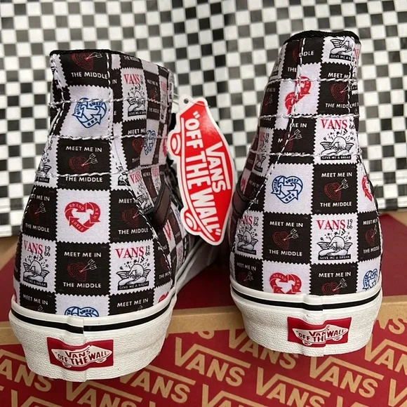 Vans Sk8-Hi Tapered Love Letters Black/True White Men’s sneakers - Picture 14 of 16